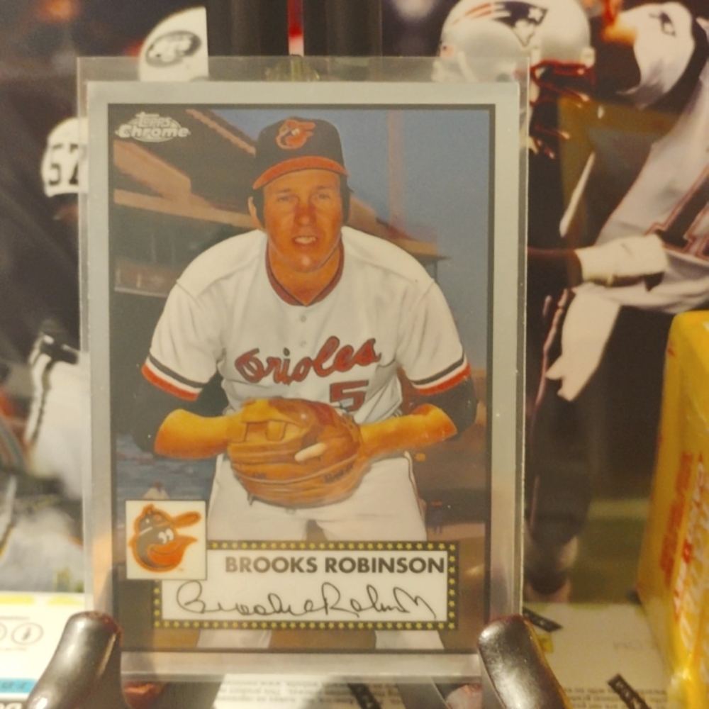 Brooks Robinson Topps Chrome Card
